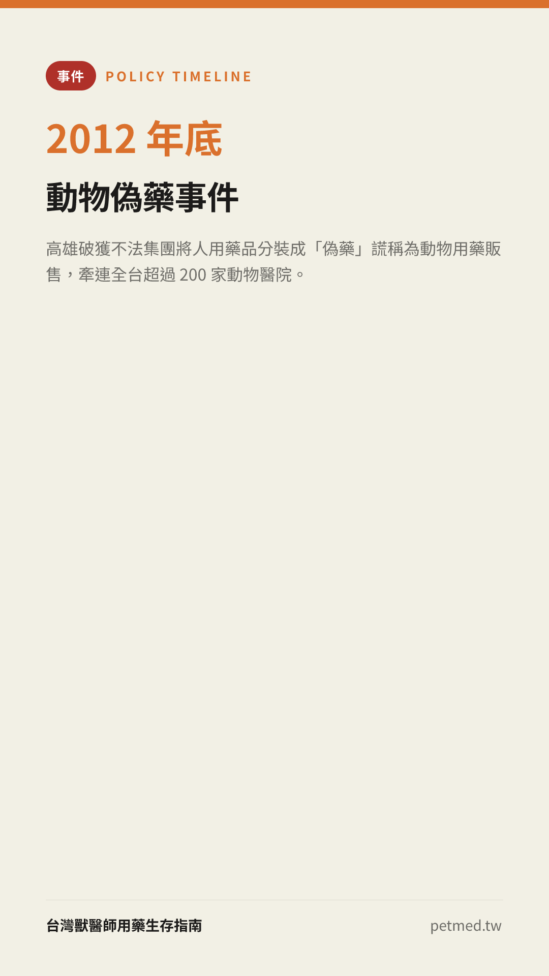 動物偽藥事件